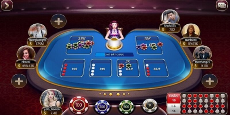 Giao diện hiện đại và chuyên nghiệp của xóc đĩa IWIN CLUB