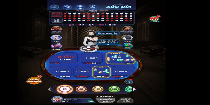 Xóc đĩa Vip79 nổi bật với nhiều cửa cược đa dạng