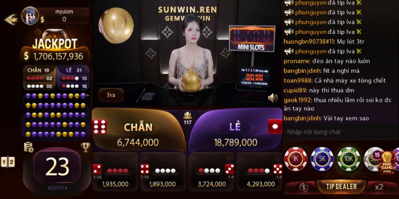 Tỷ lệ thưởng xóc đĩa Sunwin hiển thị minh bạch